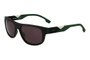 OCULOS LACOSTE SUNS MATTE BLACK E GREY  AMARELO