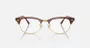 OCULOS RAYBAN CLUBMASTER HAVANA DOURADO PRETO