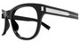OCULOS RECEITUARIO SAINT LAURENT BLACK CRISTAL  PRETO