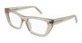 OCULOS SAINT LAURENT RECEITUARIO BEJE TRANSPARENTE PRETO