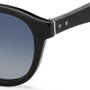 OCULOS TOMMY HIFILGER PRETO COM LENTE AZUL