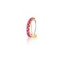 Piercing Lanzara em Ouro Amarelo e Branco com Rubis