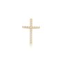 Pingente Cruz em Ouro Amarelo com Diamantes