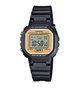 Relógio Casio Mini Standard Preto e Amarelo LA-20WH-9ADF