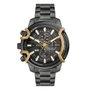 REL DIESEL GRIFFED PRETO E DOURADO MOSTRA PRETO