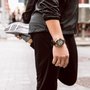 RELOGIO BULOVA CLASSIC MAQUINA ROSE E PULS BORRA PRETO