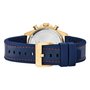 RELOGIO BULOVA MARINE STAR DOURADO AMOST AZUL/BORRCOURO AZUL