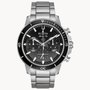 RELOGIO BULOVA MARINE STAR PRATA AMOST PRETO