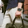 RELOGIO BULOVA MARINE STAR PRATA AMOST PRETO