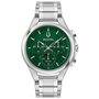 RELOGIO BULOVA SURVEYOR CURV AUTOMATIC PRATA AMOST VERDE