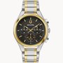 RELOGIO BULOVA SURVEYOR CURV AUTOMATIC PRATA E DOURADO