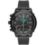RELOGIO DIESEL AÇO PRETO CRONOGRAFO PULS SILICONE