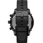 RELOGIO DIESEL CX CHUMBO MOSTR. LARANJA PULS COURO PRETA