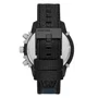 Relógio DIESEL Grifeed Preto e Prata com Jeans DZ4572B1