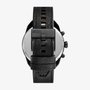 RELOGIO DIESEL SPIKED PRETO COM COURO PRETO