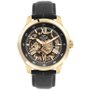 RELOGIO TECHNOS CX DOURADO E PULS COURO /AUTOMATICO