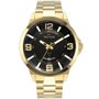 RELOGIO TECHNOS DOURADO MOST PRETO PERFORMANSE