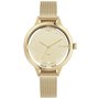 RELOGIO TECHNOS FEMININO DOURADO PULSEIRA ESTEIRA