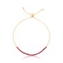 Pulseira Riviera em Ouro Amarelo com Rubis